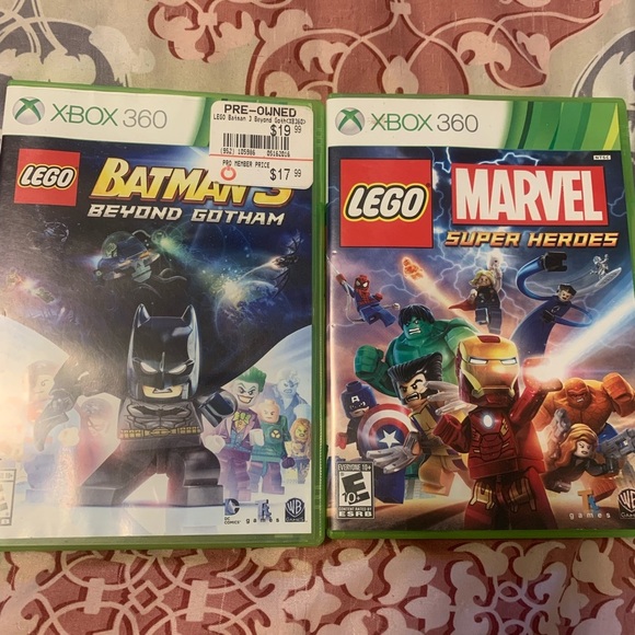 Xbox 360 games. Batman and Marvel! Perfect condition - Picture 1 of 5